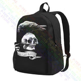 Skull Crow Backpack Large Capacity Outdoor Running