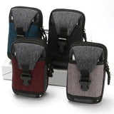 Men's Waterproof Waist Pack Travel Purse Zipper Sport Bag