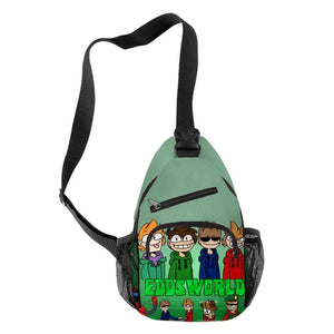 Harajuku Eddsworld 3D Print Boys/Girls Chest Bags