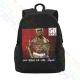 50Cent Get Rich Or Die Tryin'Rap List No.Mv2490 Large Capacity Backpack