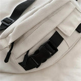 New hotstacy Ladies Chest Bag Canvas Single Shoulder Waist Bag