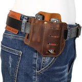 Tactical Waist Bag Airsoft Sport Tactic Bag Full Leather Military Men Belt Bag