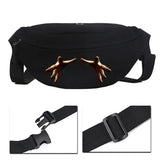 Unisex Waist Bag Outdoor Sports Multifunctional Storage Gym Bag Shoulder Bag