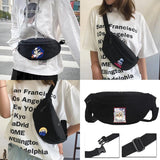 Waist Bag Astronaut Pattern Multifunctional Shoulder Bag Cycling Wallet