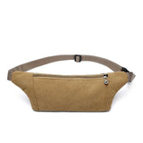 Men Sport Durable Fanny Waist Pack Male Waist Bags Belt Canvas Hip Bum Military