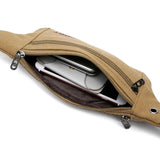 Men Sport Durable Fanny Waist Pack Male Waist Bags Belt Canvas Hip Bum Military