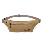 Men Sport Durable Fanny Waist Pack Male Waist Bags Belt Canvas Hip Bum Military