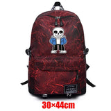 Undertale Fabric Backpack Teen Schoolbag Casual Travel Laptop Bag