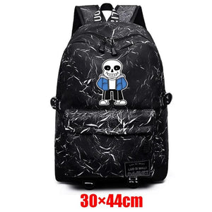Undertale Fabric Backpack Teen Schoolbag Casual Travel Laptop Bag