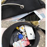 Hand In Hand Printing Waist Bags Travel Tote Chest Pack