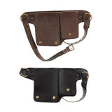Medieval Style PU Leather Waist Belt Pouch Fannypack