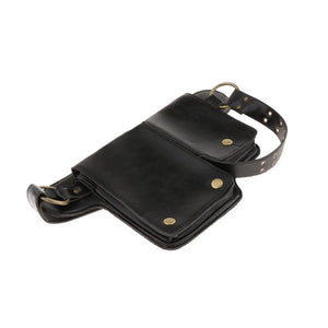 Medieval Style PU Leather Waist Belt Pouch Fannypack