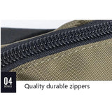 Crossten Men Waist Bag Fanny Pack Lightweight Oxford Small Hip Chest