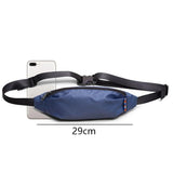 Crossten Men Waist Bag Fanny Pack Lightweight Oxford Small Hip Chest