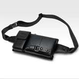 Crossten Leather Waist Packs Men Waist Bags Fanny Pack Belt Bag Phone Bags