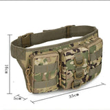Tactical Waterproof Men Waist Pack Hiking Waist Bag