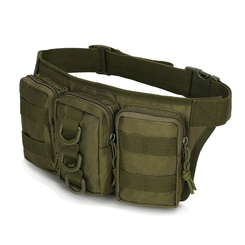 Tactical Waterproof Men Waist Pack Hiking Waist Bag