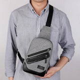 Men's Waterproof Chest Messenger Shoulder Bag