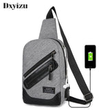Men's Waterproof Chest Messenger Shoulder Bag