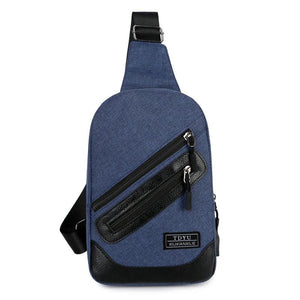 Men's Waterproof Chest Messenger Shoulder Bag