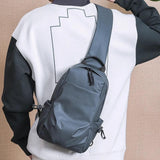 Plaid Chest Bag Unisex Shoulder Waist Bag Casual Fanny Pack