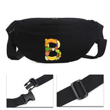Fruit Printed Crossbody Bag Multifunctional Chest Waist Bag