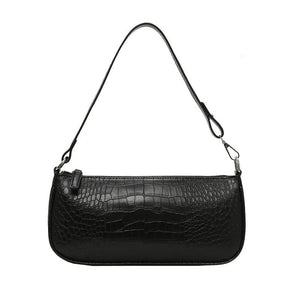 Crocodile One Shoulder Light Handbag