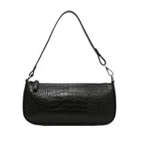 Crocodile One Shoulder Light Handbag