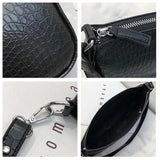 Crocodile One Shoulder Light Handbag