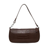 Crocodile One Shoulder Light Handbag