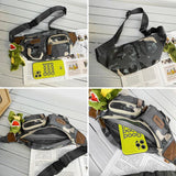 Camouflage Canvas Waist Bag Unisex Belt Fanny Pack