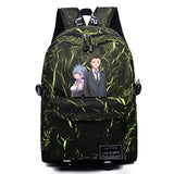 Anime Re:Life In A Different World From Zero Schoolbag Unisex Backpack