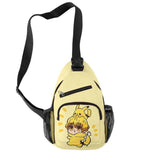 Demon Slayer Chest Bags Oxford Waterproof Travel Bags 3D Print Shoulder Bags