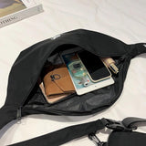 Unisex Canvas Waist Packs Kangaroo Waist Bag Chest Pack