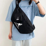 Unisex Canvas Waist Packs Kangaroo Waist Bag Chest Pack