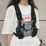 Tactical Shoulder Bags Chest Rig Hip Hop Streetwear Waist Packs Waistcoat