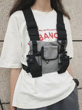 Tactical Shoulder Bags Chest Rig Hip Hop Streetwear Waist Packs Waistcoat