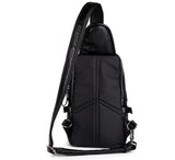Men's High Style PU Leather Chest Bag Solid Shoulder Bag