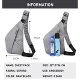Waterproof Business Sling Bags Anti-theft Travel Chest Pack