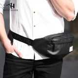 Men Fanny Pack Casual Waist Bags Money Phone Belt Belly Bag Oxford Cloth