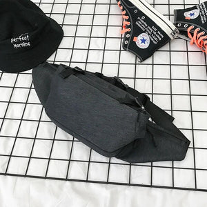 Men Casual Functional Fanny Pack Waterproof Waist Bag for Travel