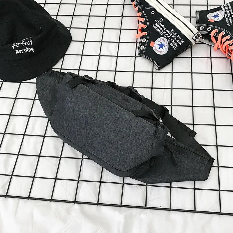 Men Casual Functional Fanny Pack Waterproof Waist Bag for Travel