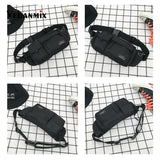 Men Casual Oxford Waist Fanny Pack Money Belt Bag Pouch