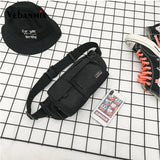 Men Casual Oxford Waist Fanny Pack Money Belt Bag Pouch