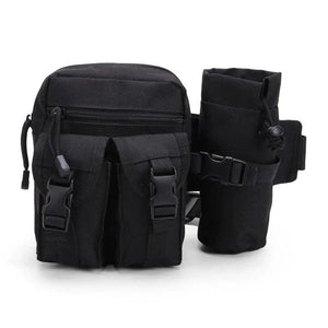 Tactical Water Bottle Waist Bag Camouflage Hiking Climbing Pack