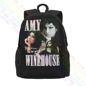 Amy Winehouse You Know I'M No Good Large Capacity Backpack