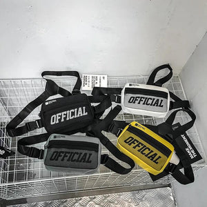 Tactical Chest Utility Bag Men Hip-hop Functional Vest Streetwear Chest Bags