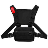 Oxford Cloth Chest Rig Bag Hip Hop Multifunctional Harness Chest Waist Pack Bags