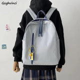 Waterproof Canvas Backpack Big Capacity School Book Bag