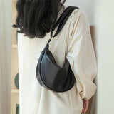 WHYY Hobo Style Neutral Dumpling Crossbody PU Leather Bag